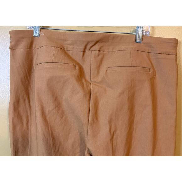 Chico's Brown Slim Pull-On Ankle Pants with Rivets Size 3R - Picture 8 of 8
